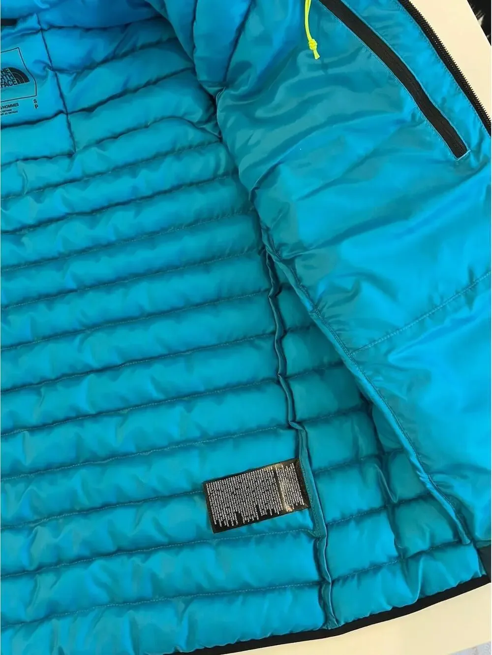 $180 Men's The North Face Terra Peak Insulated Hiking Camping Vest Petrol Blue S